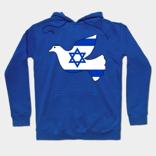 Israel Flag Peace Dove Hoodie